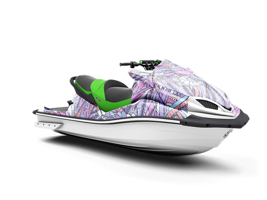 Fae Hideaway Floral Jet Ski Vinyl Customized Wrap