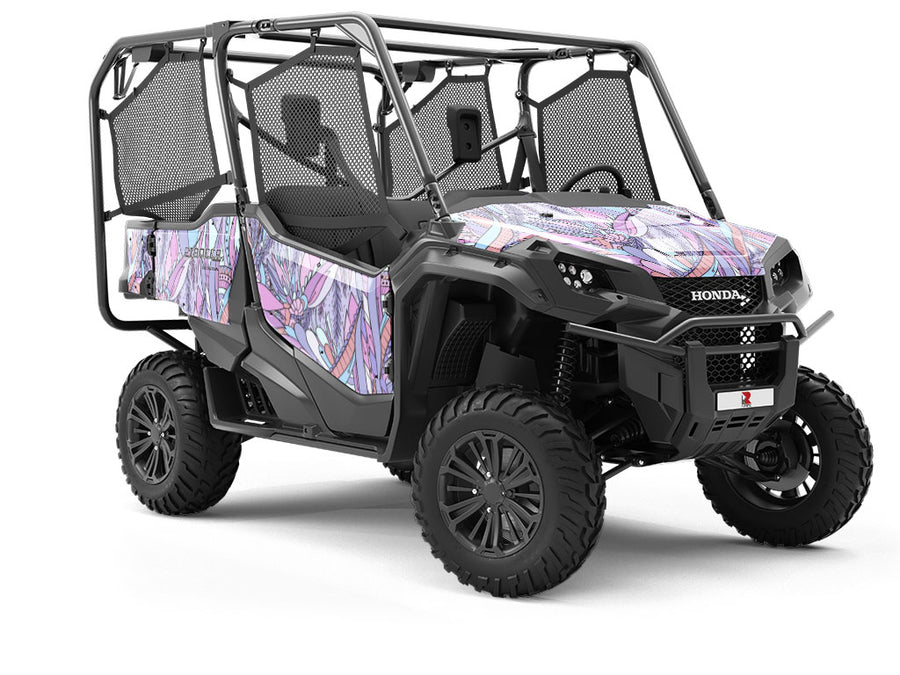 Fae Hideaway Floral Utility Vehicle Vinyl Wrap
