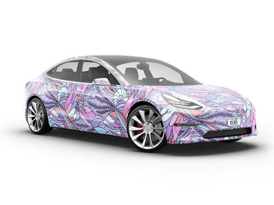 Fae Hideaway Floral Vehicle Vinyl Wrap