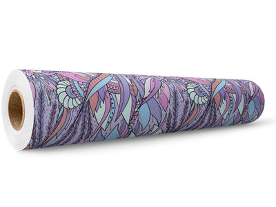 Fae Hideaway Floral Wrap Film Wholesale Roll~Rwraps Series 914 Digitally Printed Vinyl Roll~5