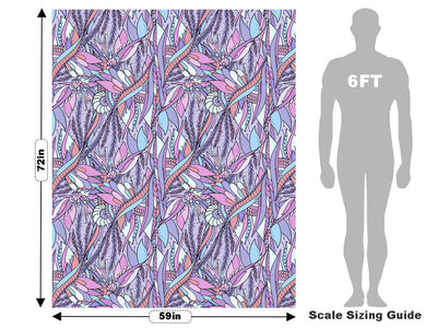Fae Hideaway Floral Vehicle Wrap Scale~Rwraps Series 914 Fae Hideaway Floral Measurements~1