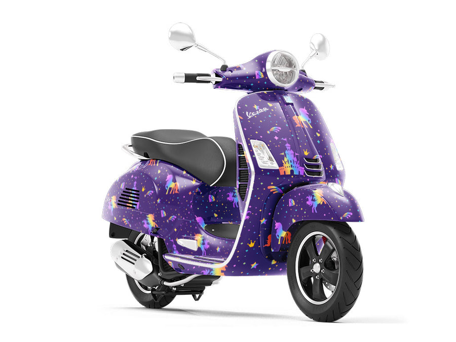 Fairytale Dream Fantasy Vespa Scooter Wrap Film