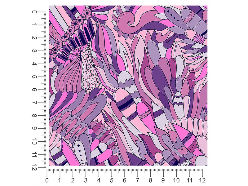 fallen angel floral 1ft x 1ft Craft Sheets