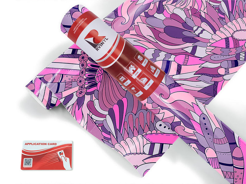 fallen angel floral Craft Vinyl Roll