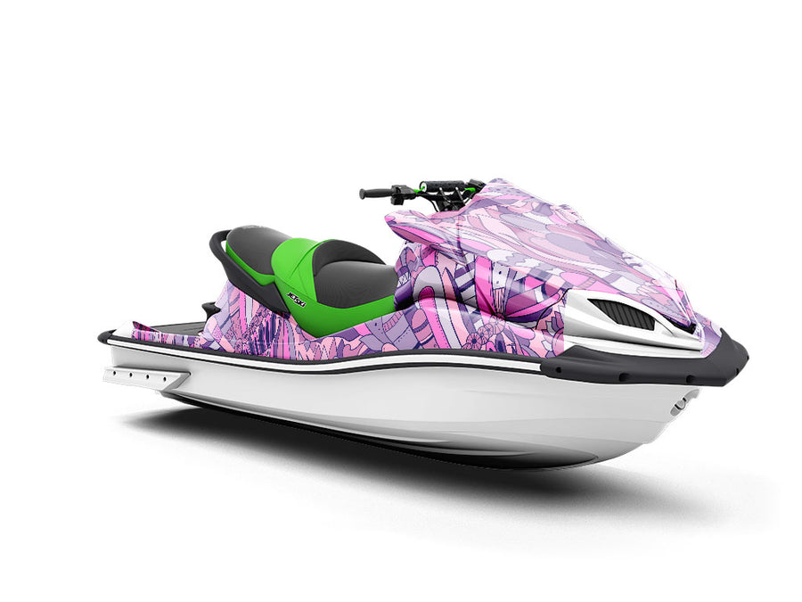 Fallen Angel Floral Jet Ski Vinyl Customized Wrap