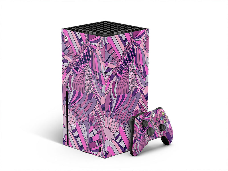 fallen angel floral XBOX DIY Decal
