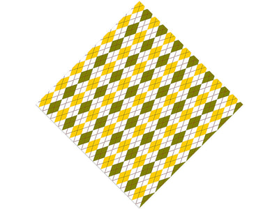Fallen Leaves Argyle Vinyl Wrap Pattern