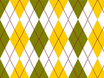Fallen Leaves Argyle Vinyl Wrap Pattern~Rwraps Series 914 Digitally Printed Vinyl Wrap~0