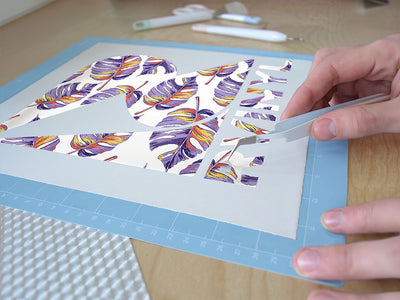 falling hawthorn floral Easy Weed Craft Vinyl