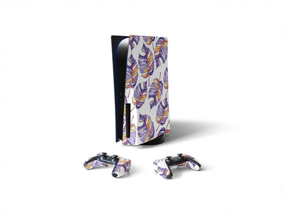 falling hawthorn floral Sony PS5 DIY Skin