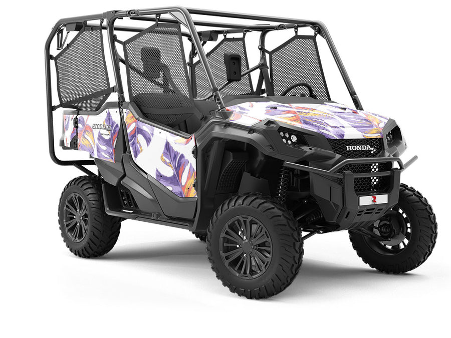 Falling Hawthorn Floral Utility Vehicle Vinyl Wrap