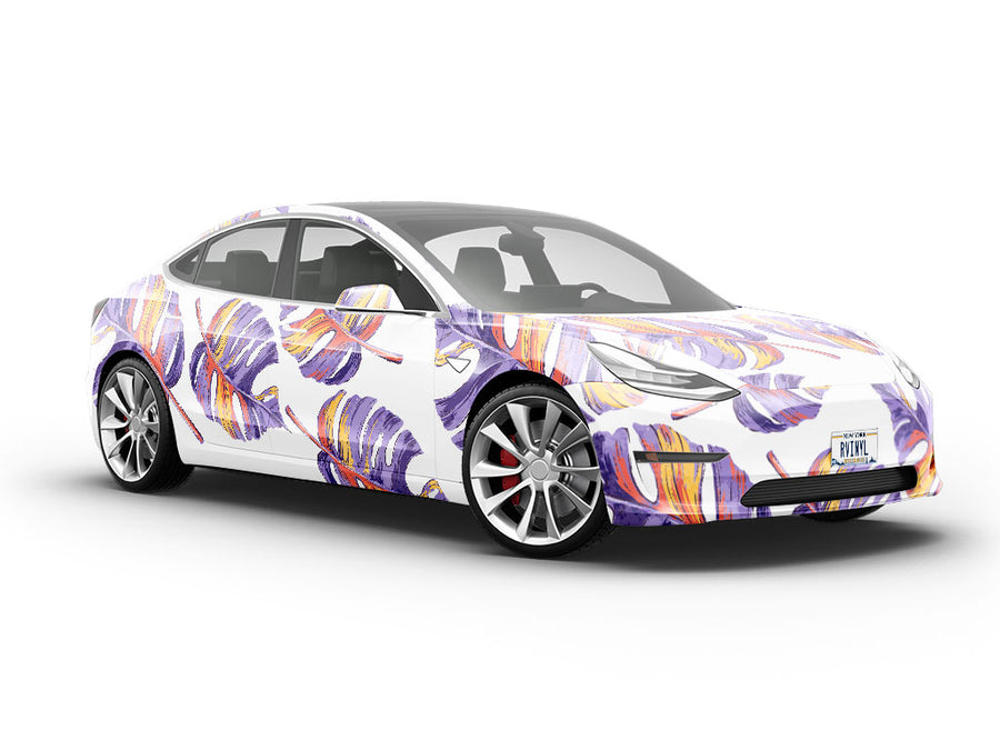 Falling Hawthorn Floral Vehicle Vinyl Wrap