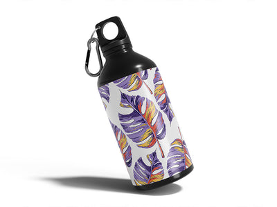 falling hawthorn floral Water Bottle DIY Stickers