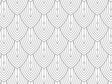 Falling Scales Art Deco Vinyl Wrap Pattern~Rwraps Series 914 Digitally Printed Vinyl Wrap~0