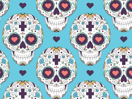 Familial Love Day of the Dead Vinyl Wrap Pattern~Rwraps Series 914 Digitally Printed Vinyl Wrap~0