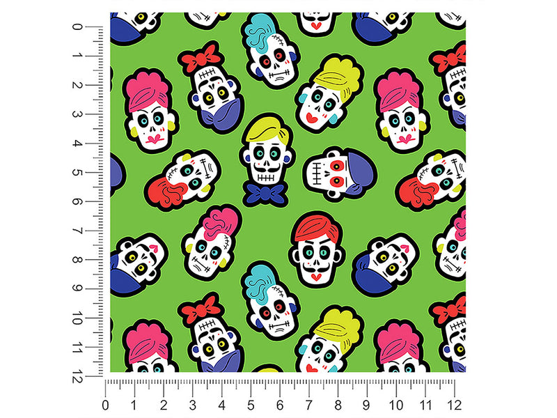 family reunion day of the dead 1ft x 1ft Craft Sheets