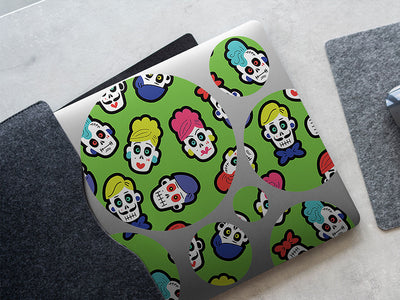 family reunion day of the dead DIY Laptop Stickers