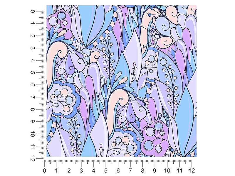 fanciful flight floral 1ft x 1ft Craft Sheets