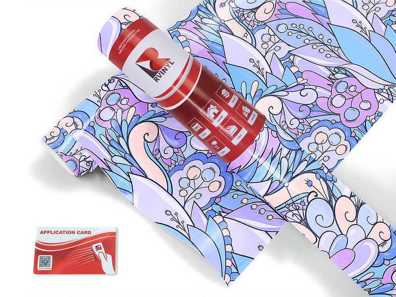 fanciful flight floral Craft Vinyl Roll