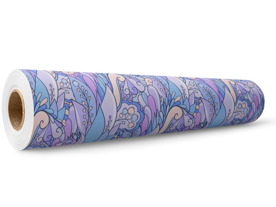 Fanciful Flight Floral Wrap Film Wholesale Roll~Rwraps Series 914 Digitally Printed Vinyl Roll~5
