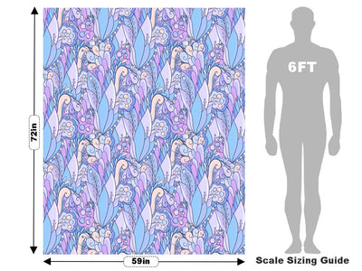 Fanciful Flight Floral Vehicle Wrap Scale~Rwraps Series 914 Fanciful Flight Floral Measurements~1