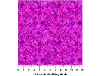 Fandango Fancies Mosaic Vinyl Film Pattern Size 12 inch Scale~Rwraps Fandango Fancies Mosaic Sizing Chart~2
