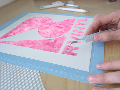 fantastic day watercolor Easy Weed Craft Vinyl