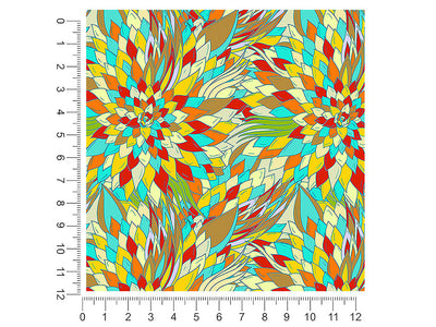 fantastical fanfare floral 1ft x 1ft Craft Sheets