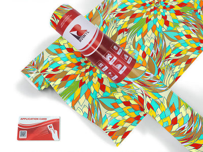 fantastical fanfare floral Craft Vinyl Roll