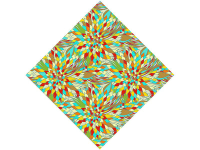 Fantastical Fanfare Floral Vinyl Wrap Pattern
