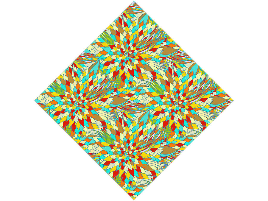 Fantastical Fanfare Floral Vinyl Wrap Pattern