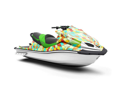 Fantastical Fanfare Floral Jet Ski Vinyl Customized Wrap