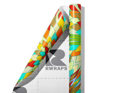 Fantastical Fanfare Floral Wrap Film Sheets~Rwraps Series 914 Fantastical Fanfare Floral Scrolled Sheet~3