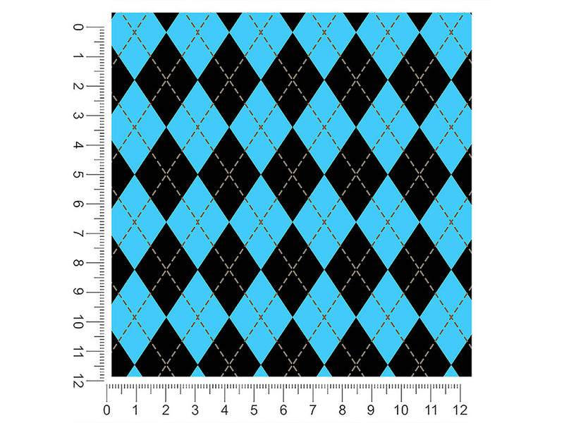 fantasy wash argyle 1ft x 1ft Craft Sheets
