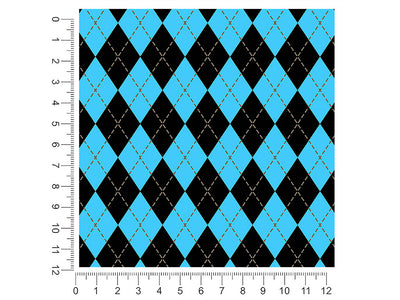 fantasy wash argyle 1ft x 1ft Craft Sheets