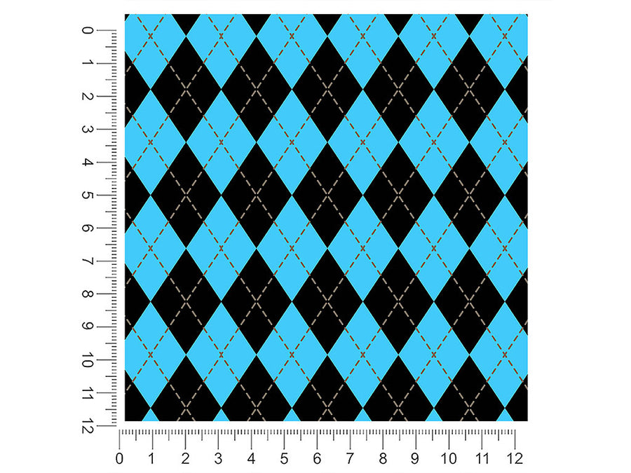 fantasy wash argyle 1ft x 1ft Craft Sheets
