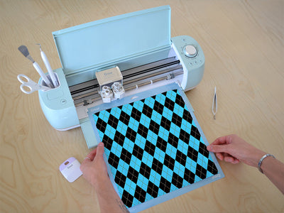 fantasy wash argyle Cricut Compatible Vinyl
