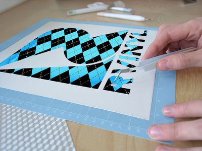 fantasy wash argyle Easy Weed Craft Vinyl