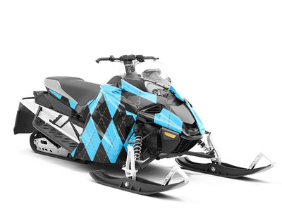 Fantasy Wash Argyle Custom Wrapped Snowmobile