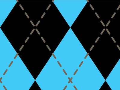 Fantasy Wash Argyle Vinyl Wrap Pattern~Rwraps Series 914 Digitally Printed Vinyl Wrap~0
