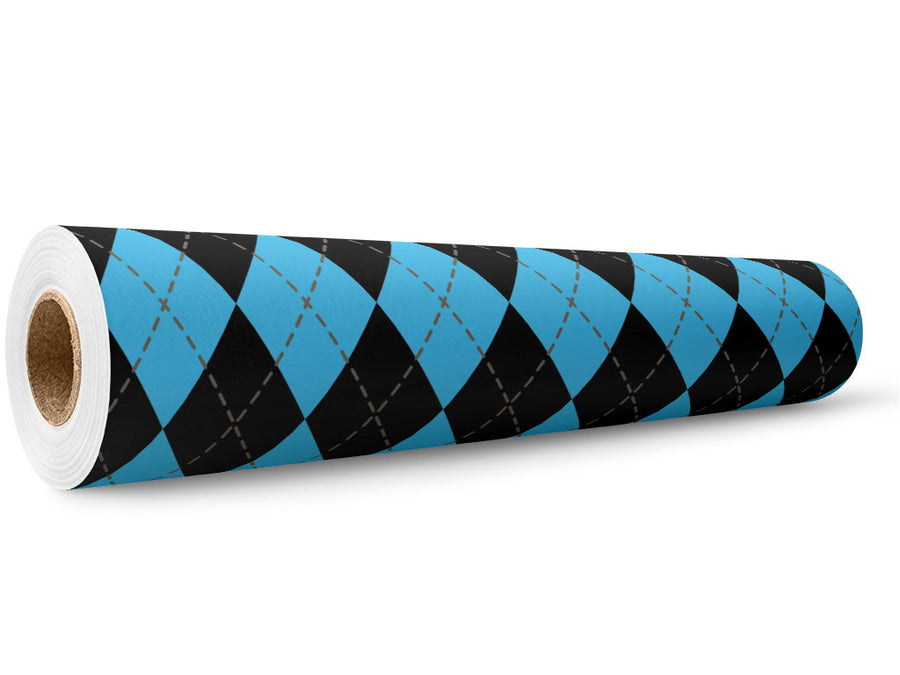 Fantasy Wash Argyle Wrap Film Wholesale Roll~Rwraps Series 914 Digitally Printed Vinyl Roll~5