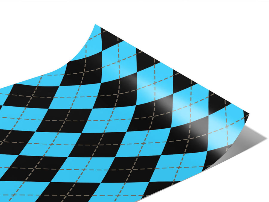 Fantasy Wash Argyle Vinyl Wraps~Rwraps Series 914 Digitally Printed Vinyl Wrap~0