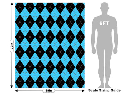 Fantasy Wash Argyle Vehicle Wrap Scale~Rwraps Series 914 Fantasy Wash Argyle Measurements~1