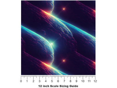 Far Beyond Science Fiction Vinyl Film Pattern Size 12 inch Scale~Rwraps Far Beyond Science Fiction Sizing Chart~2