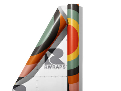 Far Out Retro Wrap Film Sheets~Rwraps Series 914 Far Out Retro Scrolled Sheet~3