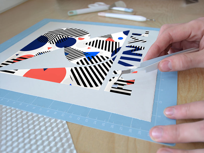 far out abstract geometric Easy Weed Craft Vinyl