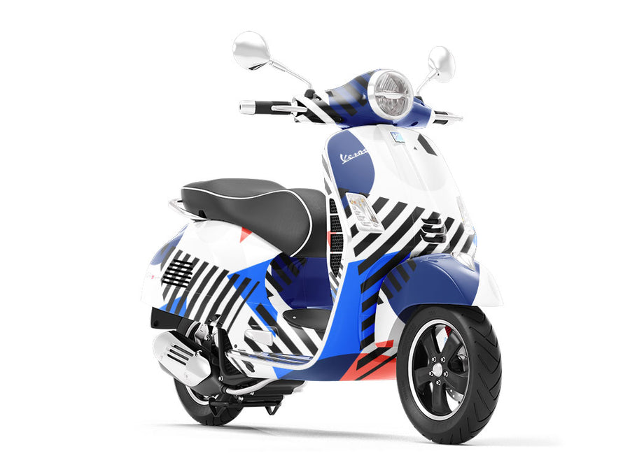Far Out Abstract Vespa Scooter Wrap Film
