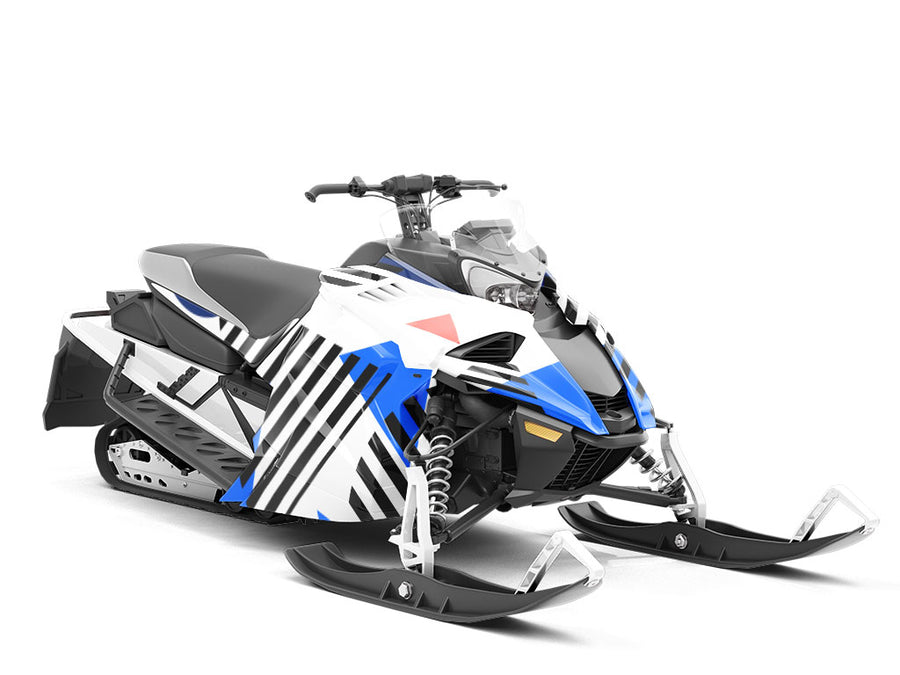 Far Out Abstract Custom Wrapped Snowmobile