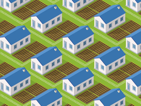 Farming Grains Cityscape Vinyl Wrap Pattern~Rwraps Series 914 Digitally Printed Vinyl Wrap~0