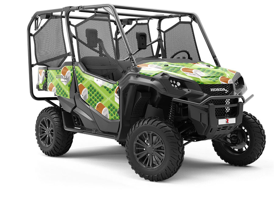 Farming Veggies Cityscape Utility Vehicle Vinyl Wrap